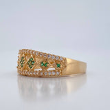 Anillo Rombos 3.2gr / T7 / Oro Amarillo 18K %