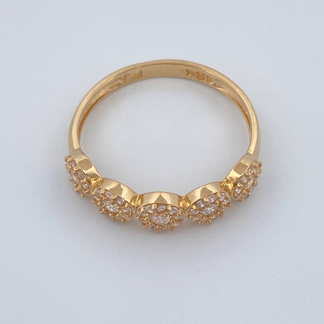 Anillo Churumbela Tupido 2.45gr / T7 3/4 / Oro Amarillo 18K %