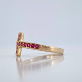 Anillo Cruz 1.85gr / T5 3/4 / Oro Amarillo 18K %