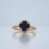 Anillo Trebol 2.5gr / T6 / Oro Amarillo Nac.Esp 18K %