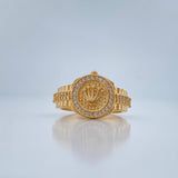 Anillo Corona 6gr / T9 1/4 / Oro Amarillo 18K %