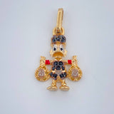 Dije Pato Bolsa Dinero 1.55gr / 2.2cm / Tres Oros 18K %