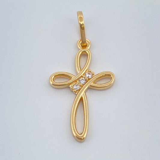 Dije Cruz Liston 1.45gr / 2.7cm / Oro Amarillo 18K %