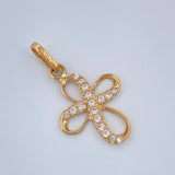 Dije Cruz Liston 0.8gr / 2.3cm / Oro Amarillo 18K %