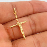 Dije Cruz Cristo 1.7gr / 3.4cm / Oro Amarillo 18K %