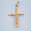 Dije Cruz Cristo 1.7gr / 3.4cm / Oro Amarillo 18K %