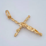 Dije Cruz Cristo 1.7gr / 3.4cm / Oro Amarillo 18K %