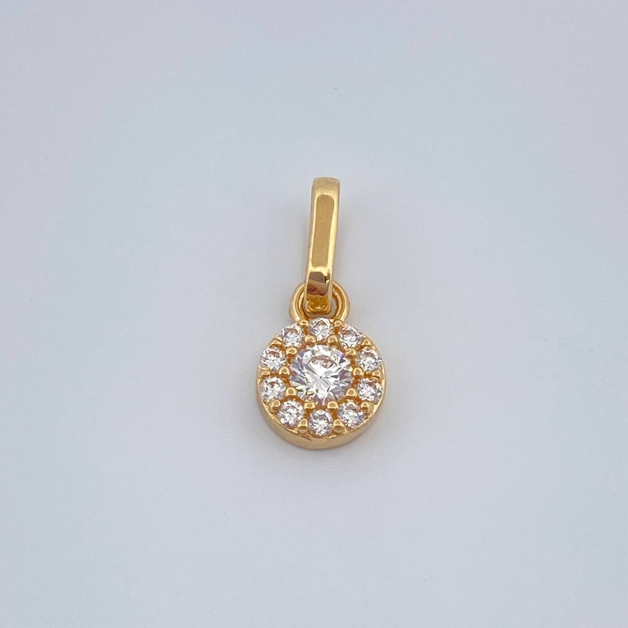 Dije Halo 0.65gr / 1.3cm / Oro Amarillo 18K %