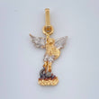 Dije San Miguel Arcangel 1.1gr / 2.3cm / Tres Oros 18K %