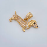 Dije Perro Salchicha 2.15gr / 2.5cm / Oro Amarillo 18K %