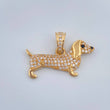 Dije Perro Salchicha 2.15gr / 2.5cm / Oro Amarillo 18K %