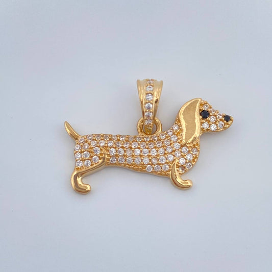 Dije Perro Salchicha 2.15gr / 2.5cm / Oro Amarillo 18K %