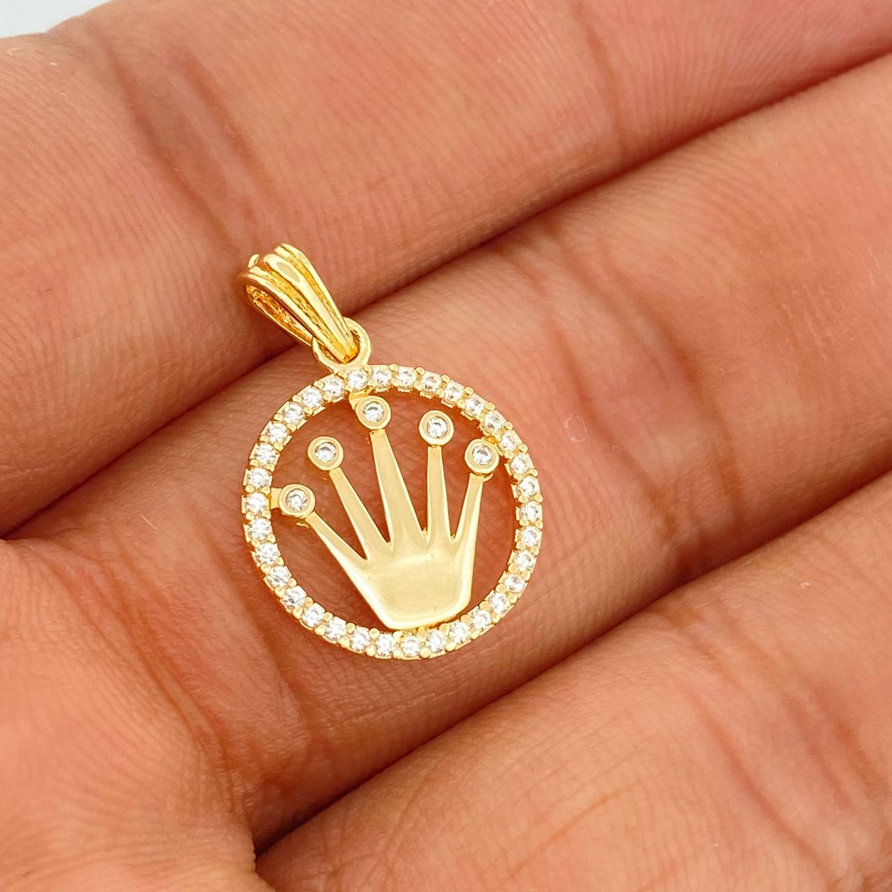 Dije Corona 1.6gr / 2.2cm / Oro Amarillo 18K %