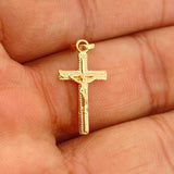 Dije Cruz Cristo 0.85gr / 2.5cm / Oro Amarillo 18K %