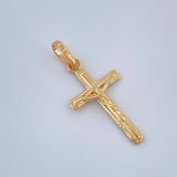 Dije Cruz Cristo 0.85gr / 2.5cm / Oro Amarillo 18K %