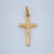 Dije Cruz Cristo 0.85gr / 2.5cm / Oro Amarillo 18K %