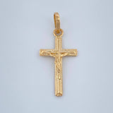 Dije Cruz Cristo 0.9gr / 2.5cm / Oro Amarillo 18K %