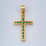 Dije Cruz 2.4gr / 3cm / Oro Amarillo 18K %