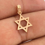 Dije Estrella de David 1.45gr / 2.2cm / Oro Rosa 18K %