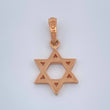 Dije Estrella de David 1.45gr / 2.2cm / Oro Rosa 18K %