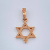 Dije Estrella de David 1.45gr / 2.2cm / Oro Rosa 18K %