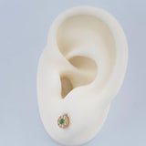 Topos Halo 0.95gr / Oro Amarillo 18K %