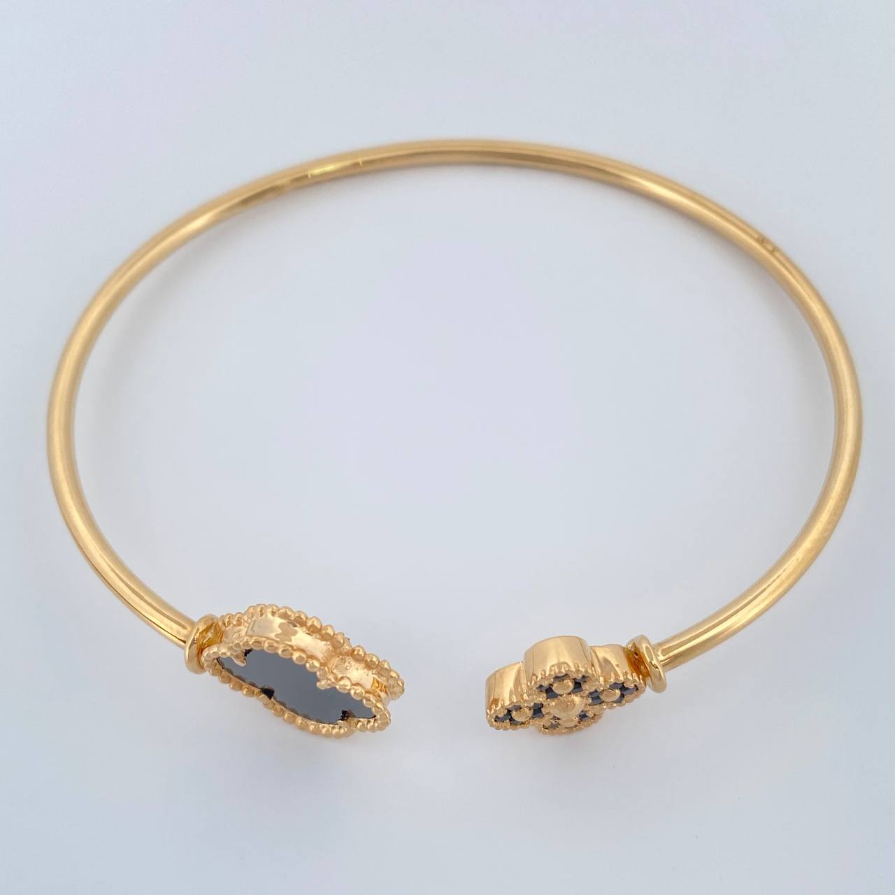 Pulso Trebol 7.5gr / 19cm / 2mm Oro Amarillo Nac.Esp. 18K %