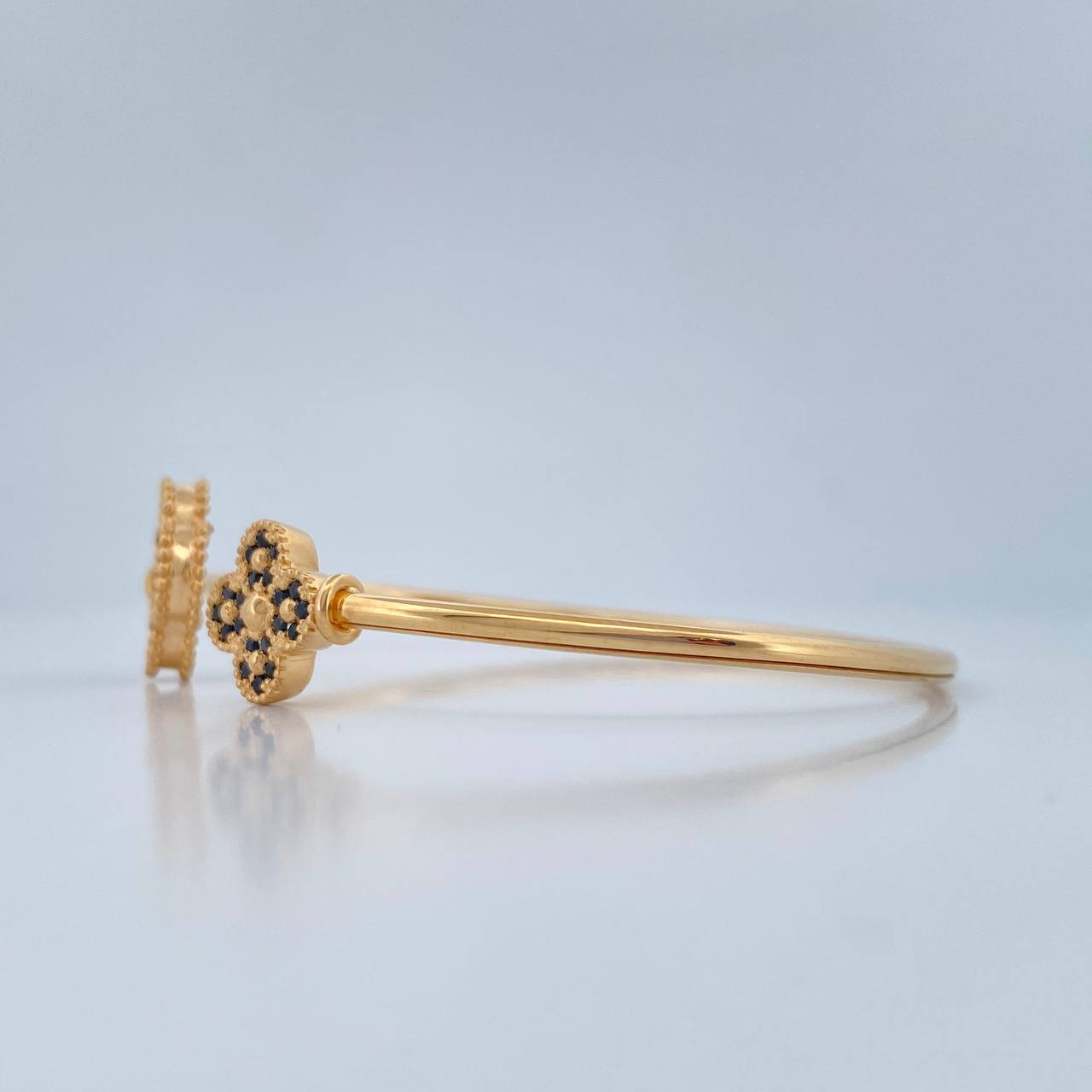 Pulso Trebol 7.5gr / 19cm / 2mm Oro Amarillo Nac.Esp. 18K %