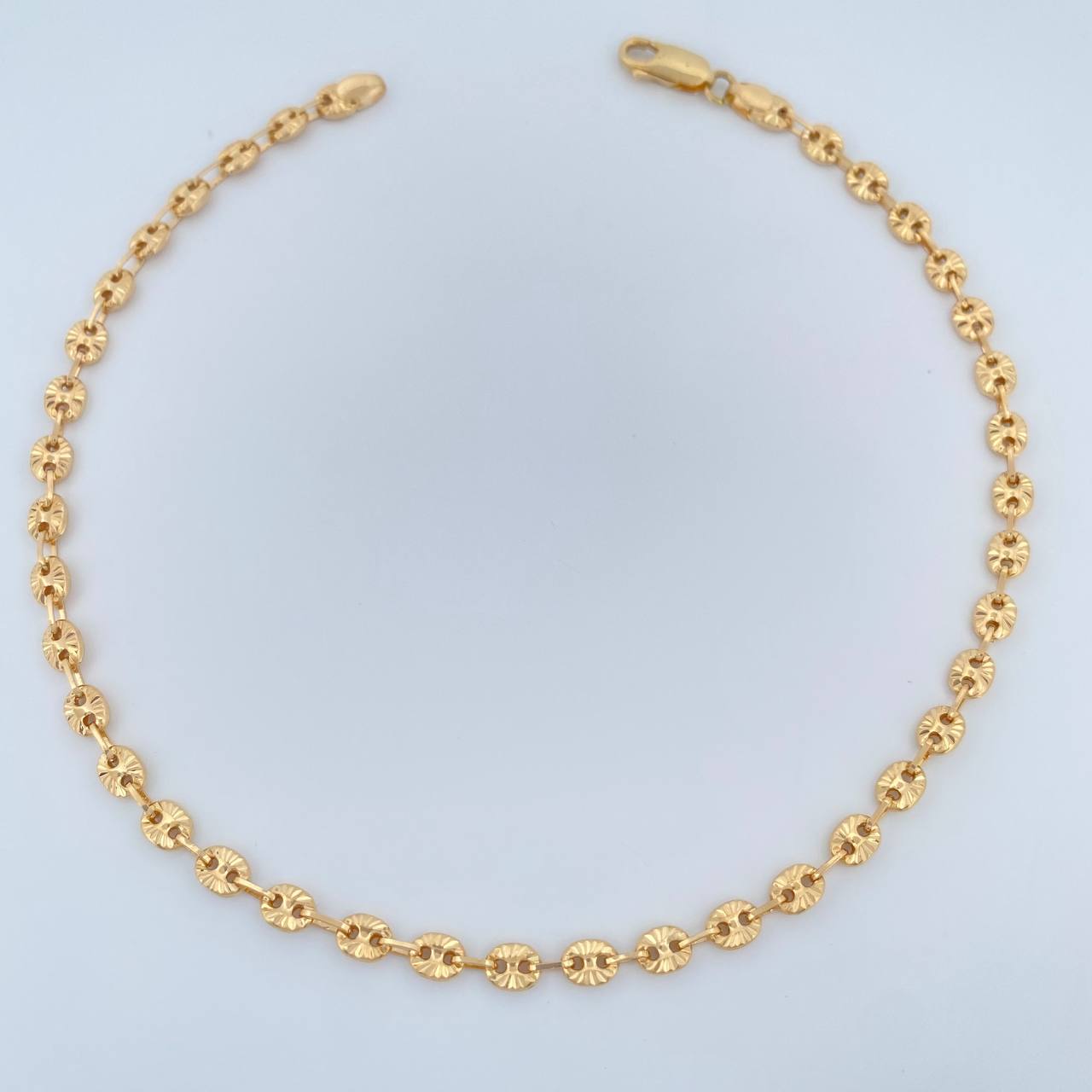 Tobillera GC 4.9gr / 27.5cm / 3.8mm Oro Amarillo 18K %