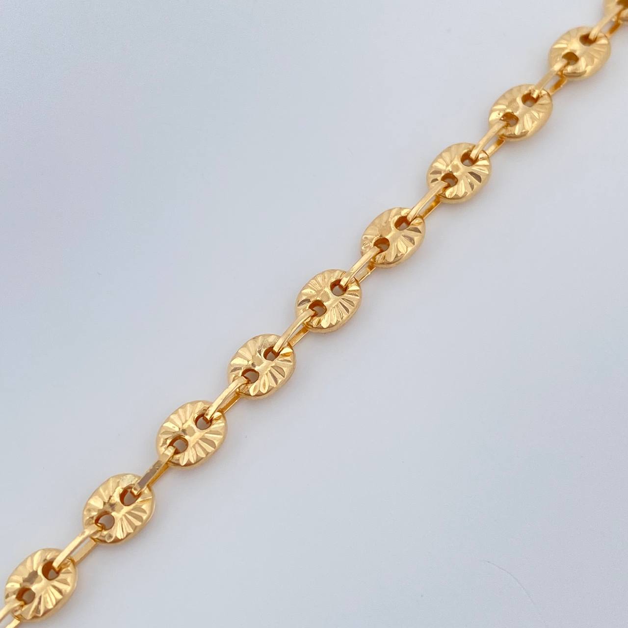 Tobillera GC 4.9gr / 27.5cm / 3.8mm Oro Amarillo 18K %