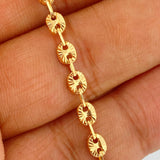 Tobillera GC 4.9gr / 27.5cm / 3.8mm Oro Amarillo 18K %