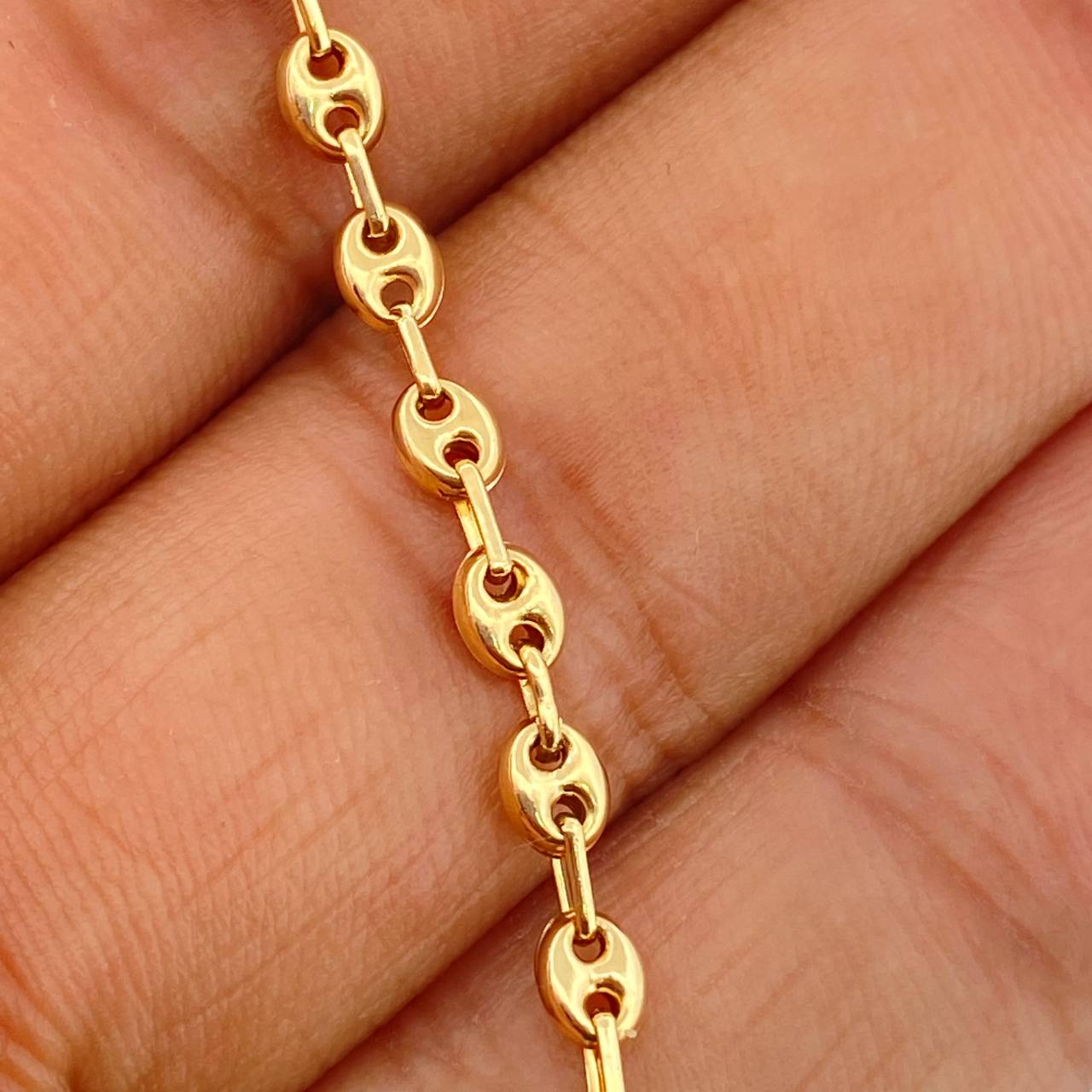Pulso GC 2.55gr / 19cm / 3mm Oro Amarillo 18K %