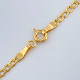 Cadena Cubana 1.9gr / 44.8cm / 2.12mm Oro Amarillo +1 18K $