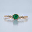 Anillo Cecilia Esmeralda 1.1gr / T6 1/4 / Oro Amarillo 18K %