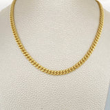 Cadena Cubana 10.55gr / 66.6cm / 4.35mm Oro Amarillo +1 14K Italy $