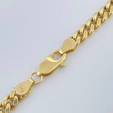 Cadena Cubana 10.55gr / 66.6cm / 4.35mm Oro Amarillo +1 14K Italy $