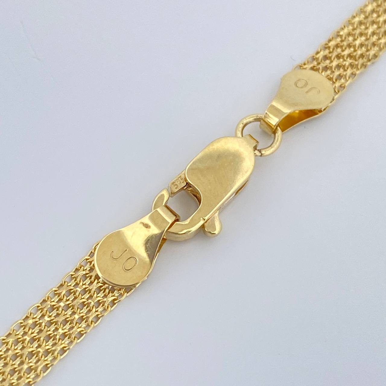 Cadena China 8.2gr / 61cm / 4.37mm Oro Amarillo +1 14K Italy $