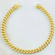 Pulso Cubano 5.9gr / 21cm / Oro Amarillo 14K Italy