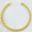 Pulso Cubano 6.2gr / 20cm / Oro Amarillo 14K Italy