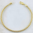 Pulso Ice 6.15gr / 18cm / Dos Oros Amarillo Blanco 14K Italy