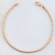 Pulso Ice 4.05gr / 18cm / Dos Oros Blanco Rosa 14K Italy ©
