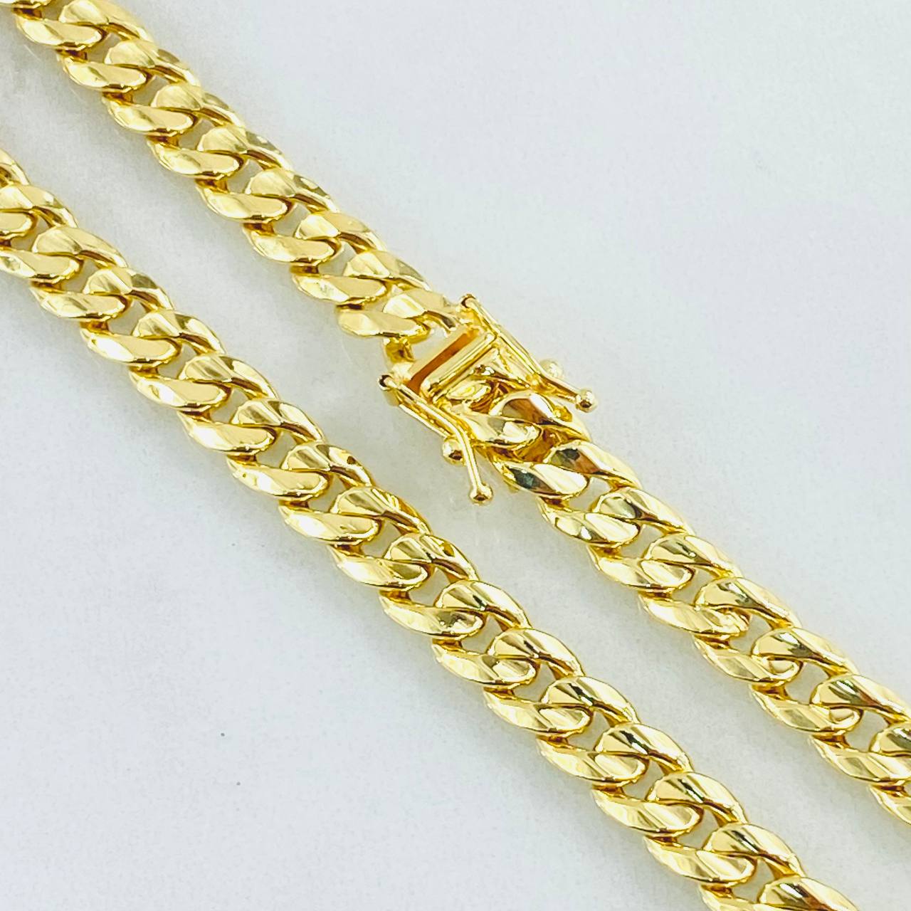 Cadena Cubana 13gr / 60cm / Oro Amarillo 14K Italy *
