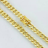 Cadena Cubana 13gr / 60cm / Oro Amarillo 14K Italy *