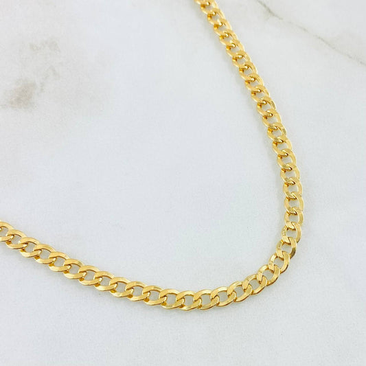 Cadena Cubana 6.55gr / 50cm / Oro Amarillo +1 18K *