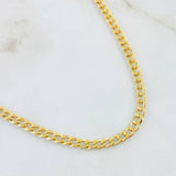 Cadena Cubana 6.3gr / 50cm / Oro Amarillo +1 18K *
