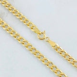 Cadena Cubana 6.3gr / 50cm / Oro Amarillo +1 18K *