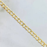 Cadena Cubana 6.3gr / 50cm / Oro Amarillo +1 18K *