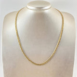 Cadena Cubana 6.3gr / 50cm / Oro Amarillo +1 18K *