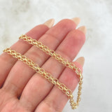 Cadena China 11.3gr / 55cm / Oro Amarillo +1 18K *