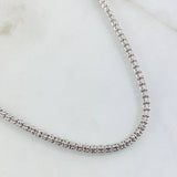 Cadena Ice 20.9gr / 65cm / Oro Blanco 14K Italy ©